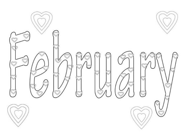 February Coloring Pages for Little Ones