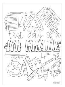 20 Free First Day of School Coloring Pages for Kids