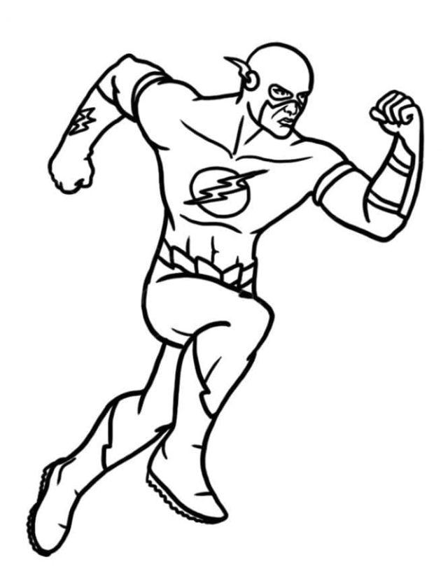 Flash Coloring Pages for Little Ones