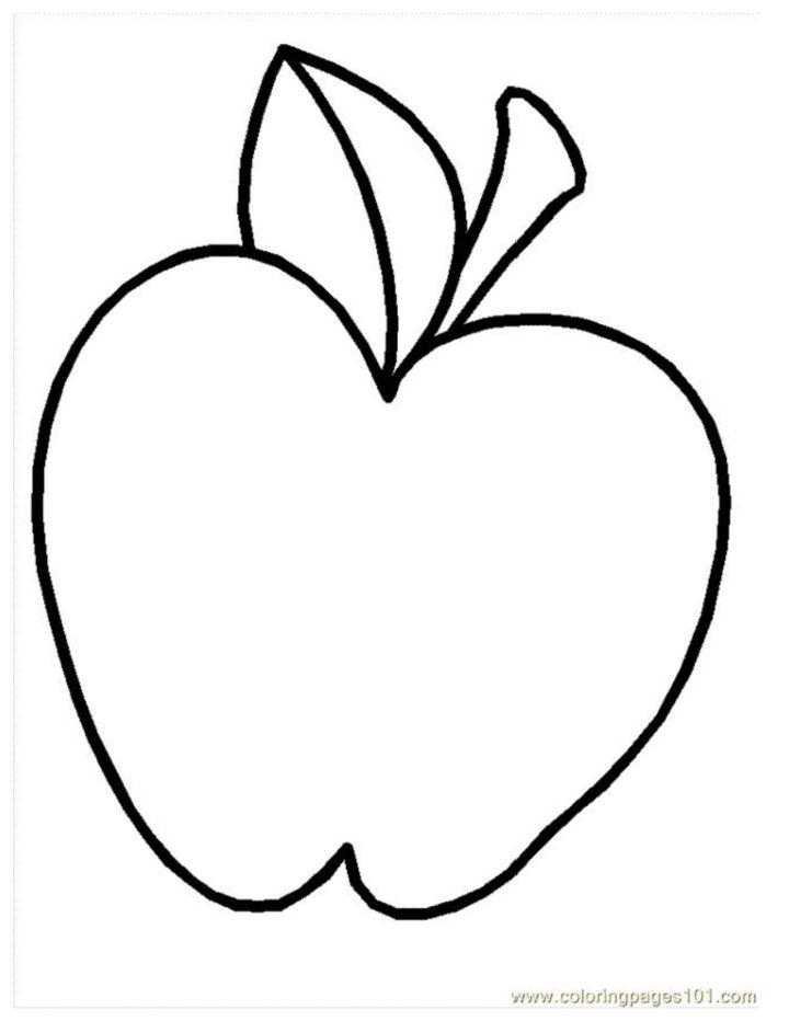 Free Apple Coloring Pages to Download