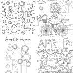 20 Free April Coloring Pages for Kids and Adults