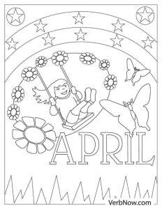 20 Free April Coloring Pages for Kids and Adults - Blitsy