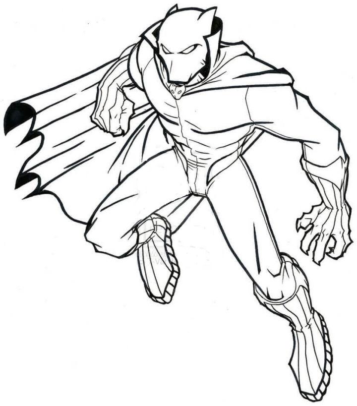 Free Black Panther Coloring Pages