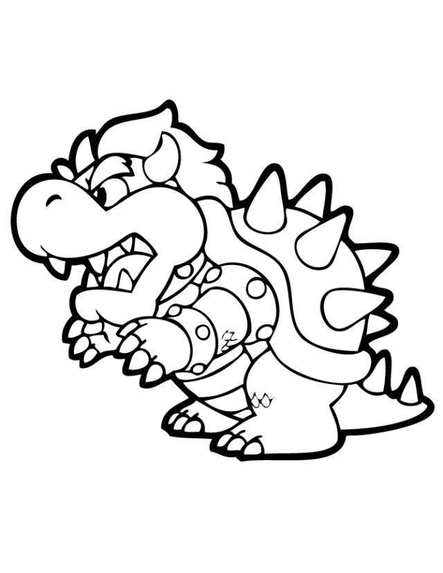 Free Bowser Coloring Pages to Print