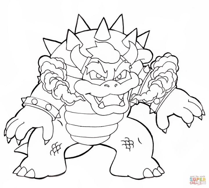Free Bowser Coloring Pages