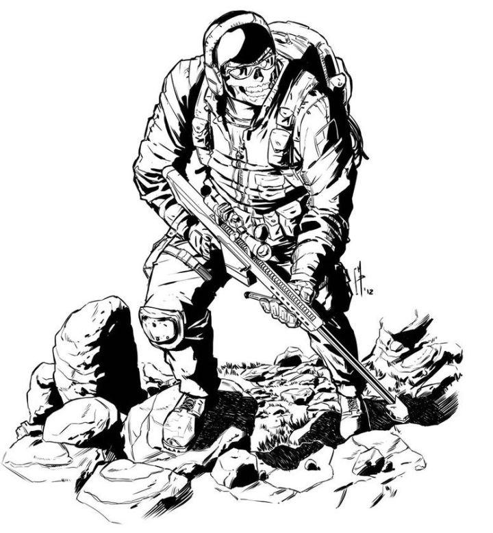 Free Call of Duty Coloring Pages