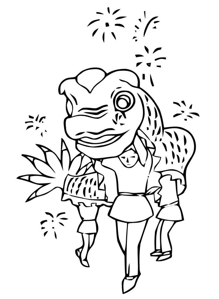 Free Chinese New Year Coloring Page to Download