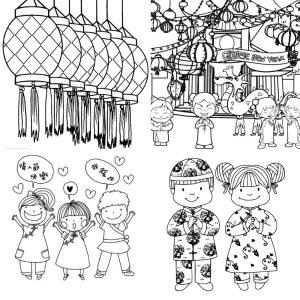 20 Easy and Free Chinese New Year Coloring Pages for Kids and Adults - Cute Chinese New Year Coloring Pictures and Sheets Printable to Download and Print