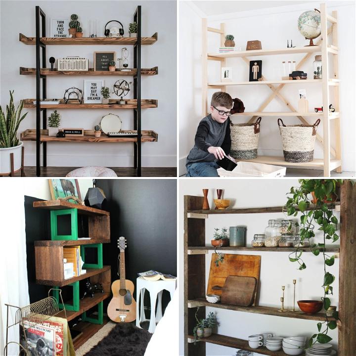 Free DIY Bookshelves Plans