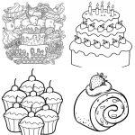 20 Free Dessert Coloring Pages for Kids and Adults