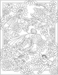 20 Free Garden Coloring Pages for Kids and Adults