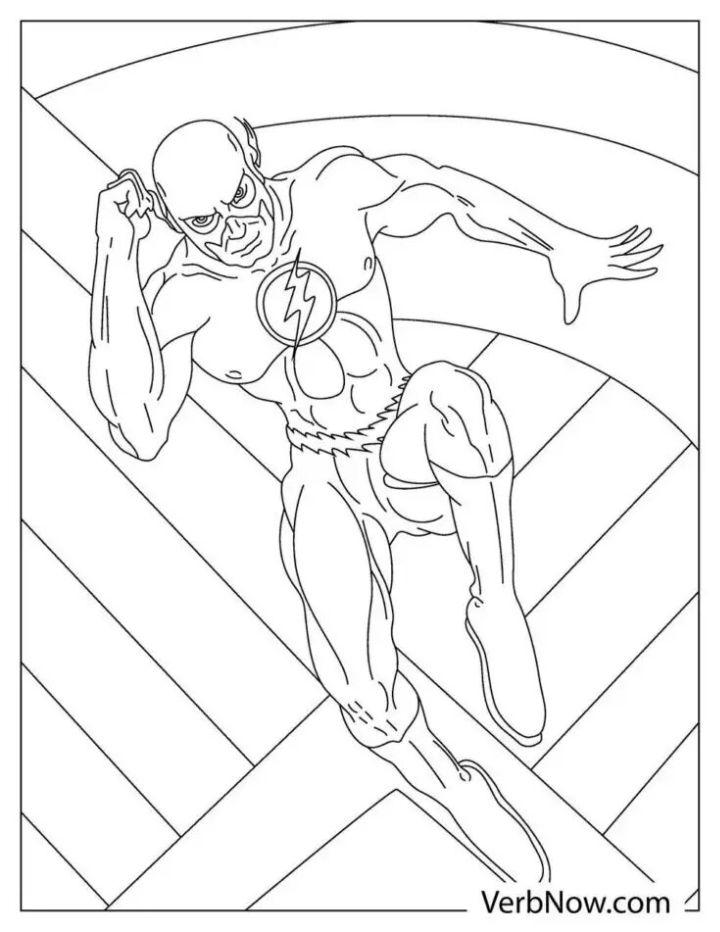 Free Flash Coloring Pages to Download