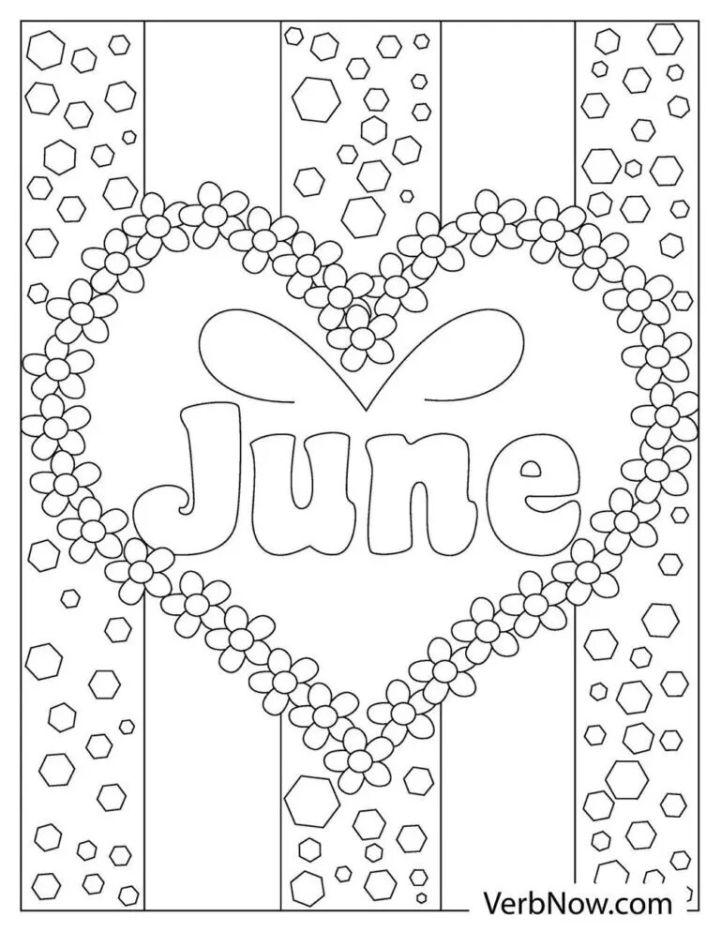 Free June Coloring Pages to Download