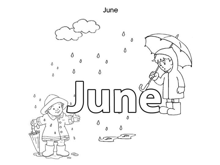 Free June Coloring Pages