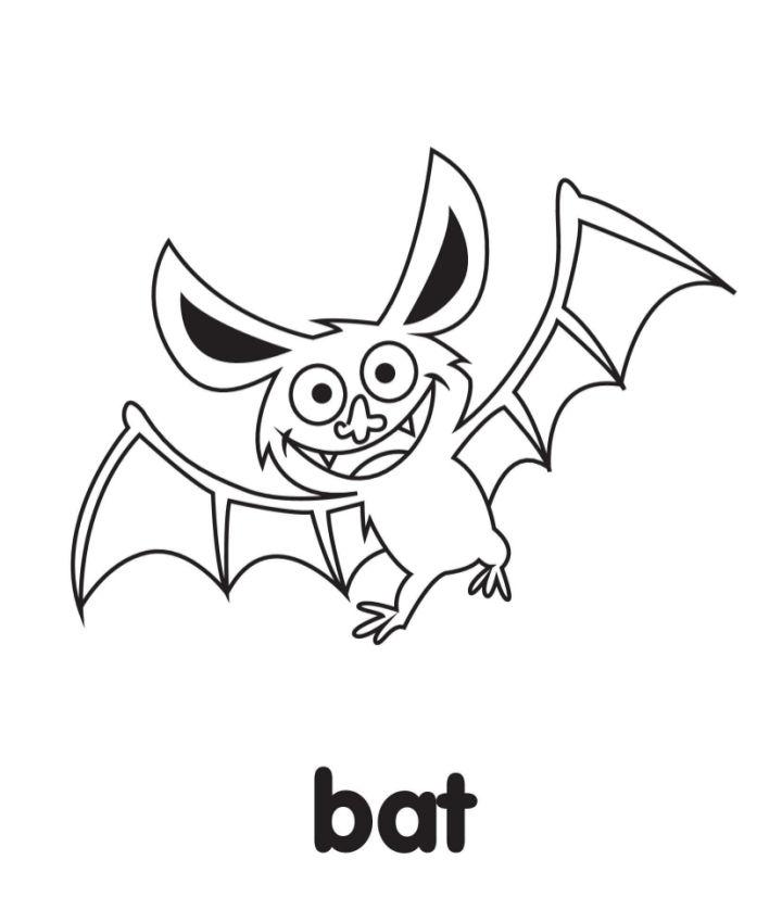 Free Kids Bat Coloring Pages