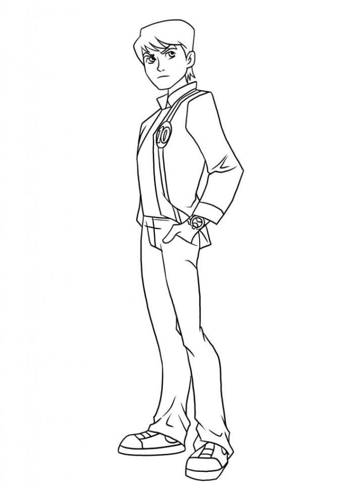 Free Kids Ben Coloring Pages