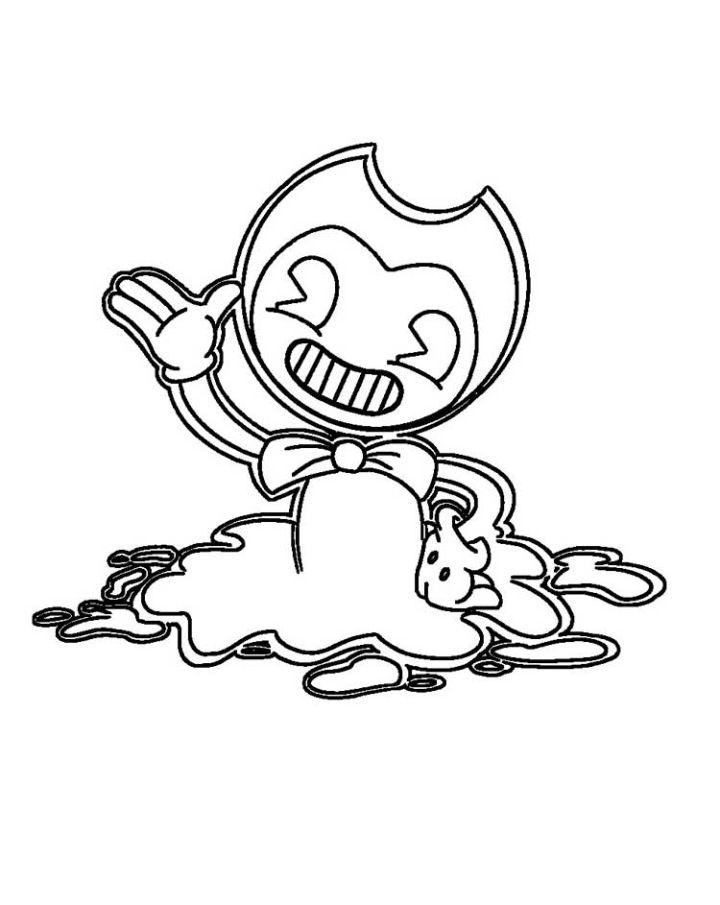 Free Kids' Bendy Coloring Page