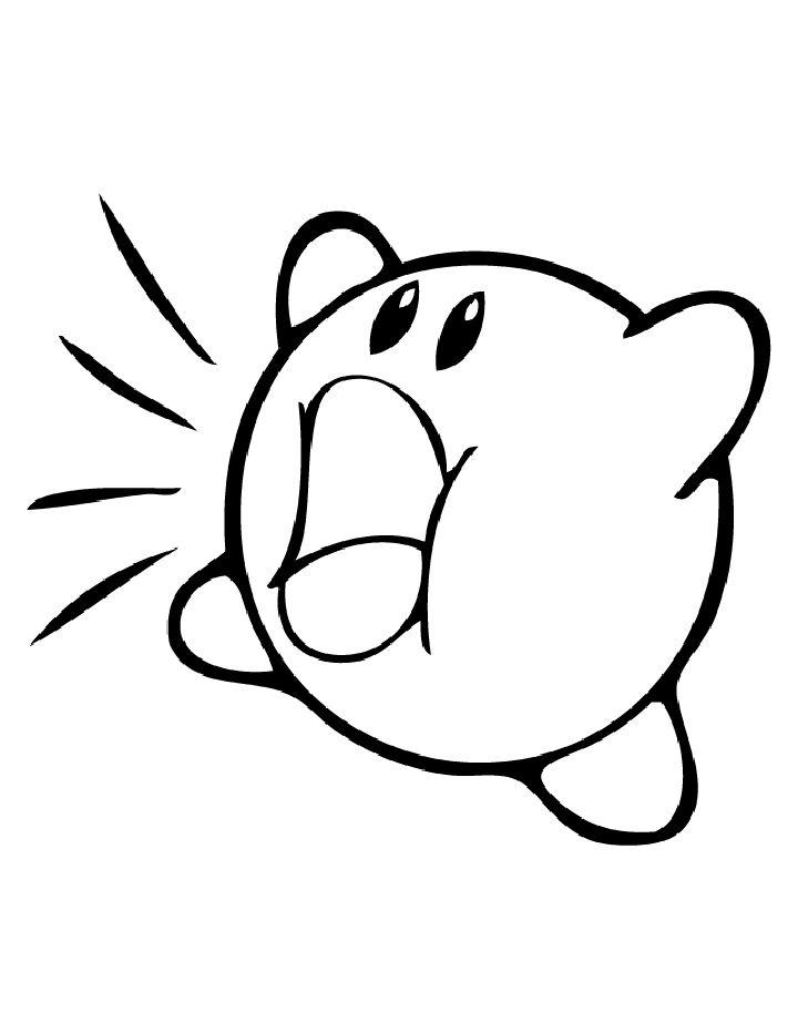 Free Kids Kirby Coloring Pages