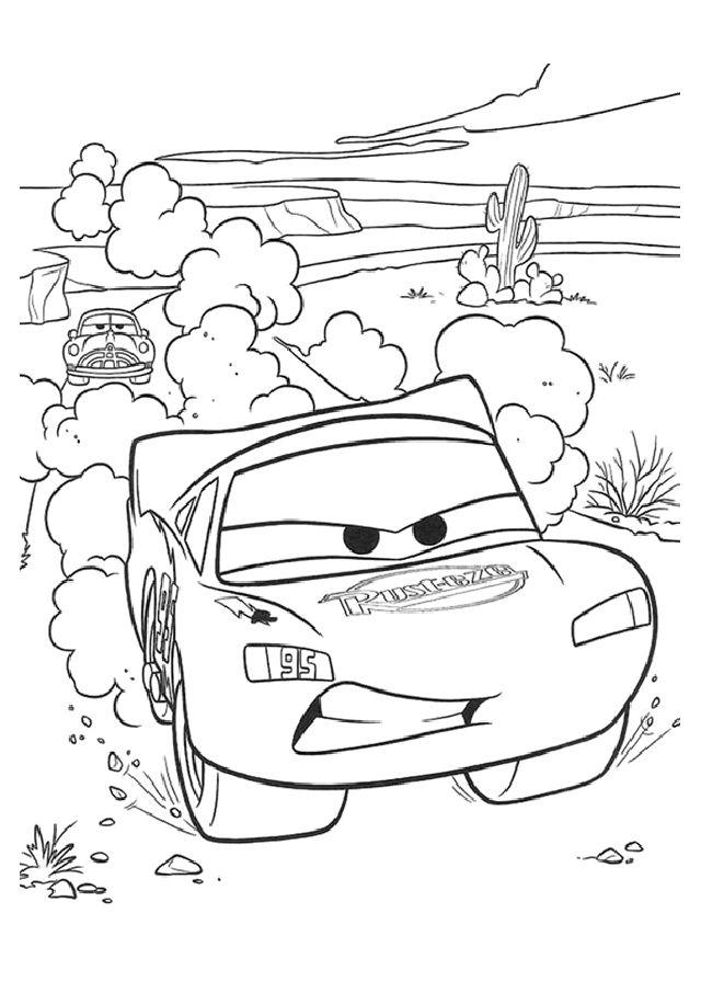 Free Kids Lightning Mcqueen Coloring Pages