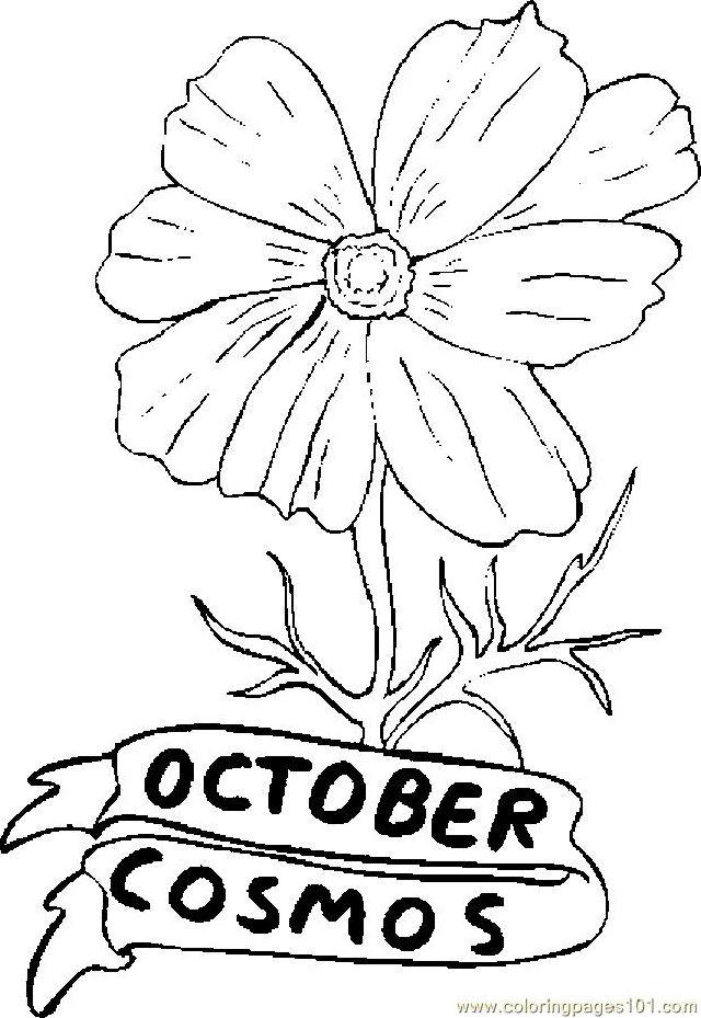 Free Kids' October Coloring Pages