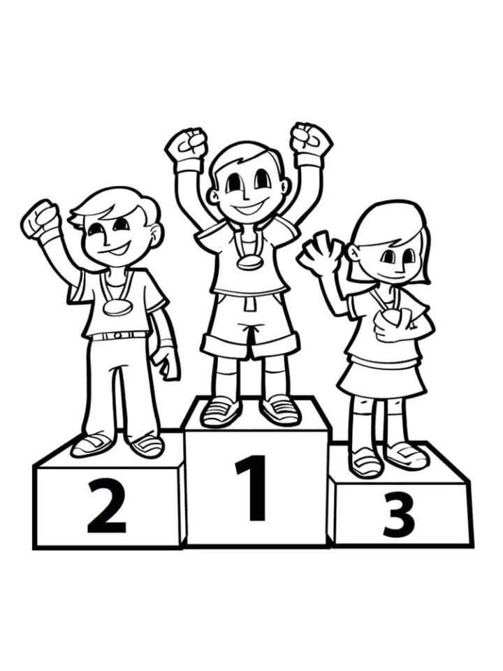 Free Kids Olympics Coloring Pages