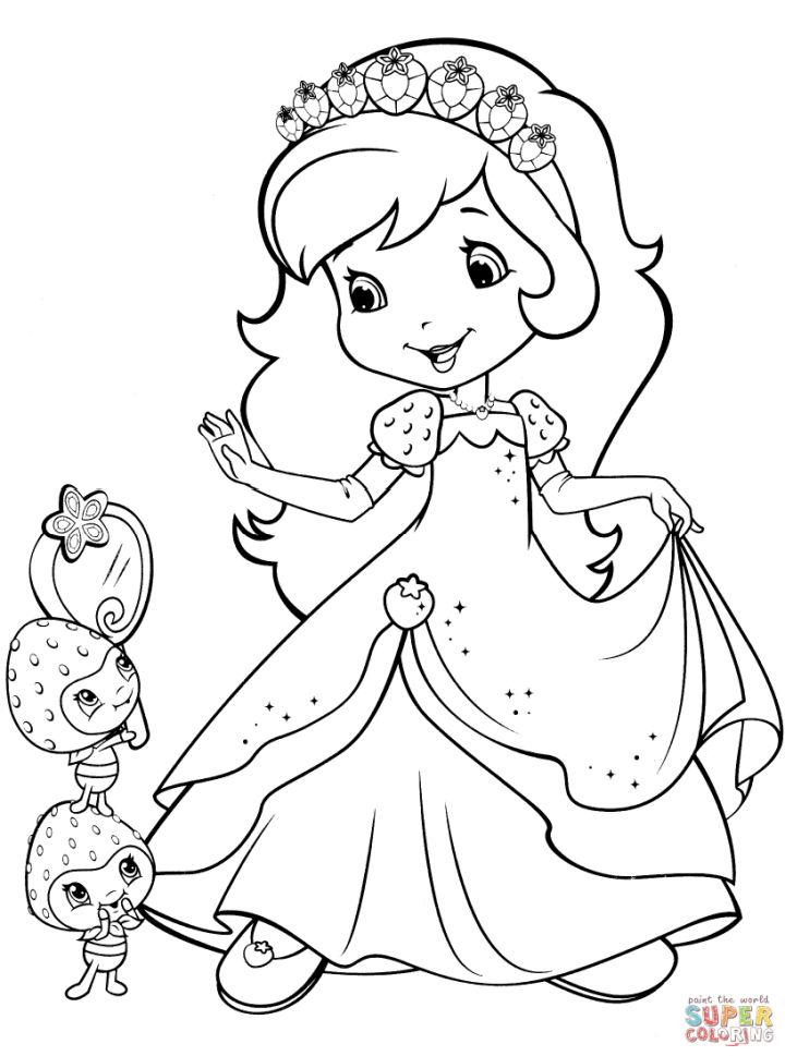 Free Kids' Strawberry Shortcake Coloring Pages