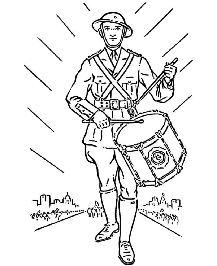 Free Kids' Veterans Day Coloring Pages
