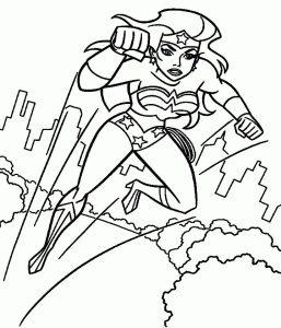 25 Free Wonder Woman Coloring Pages for Kids and Adults