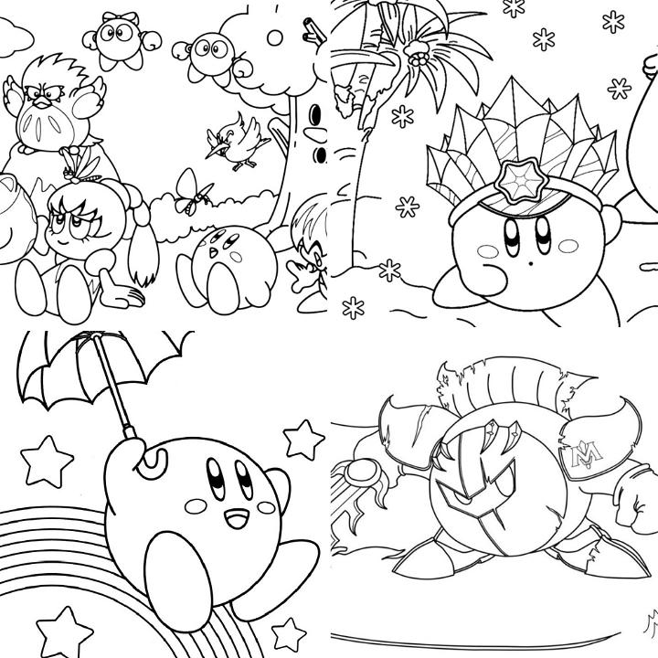 20 Free Kirby Coloring Pages For Kids And Adults