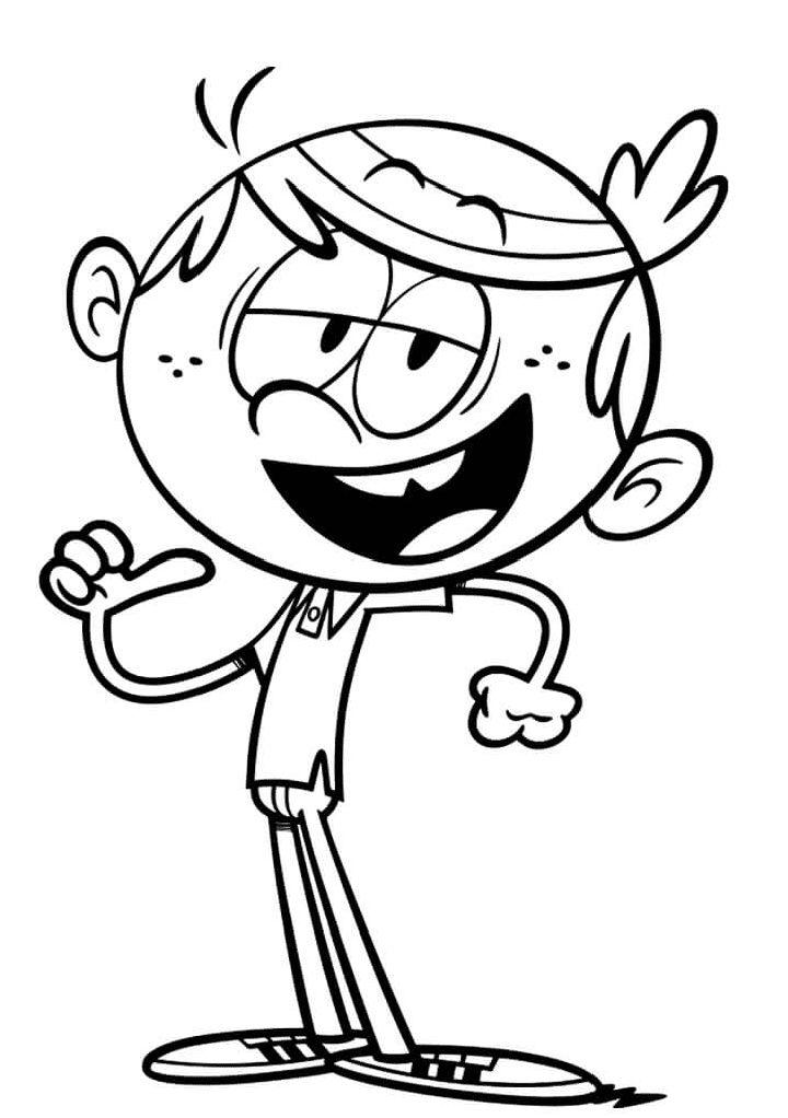 Free Lincoln Loud Coloring Page