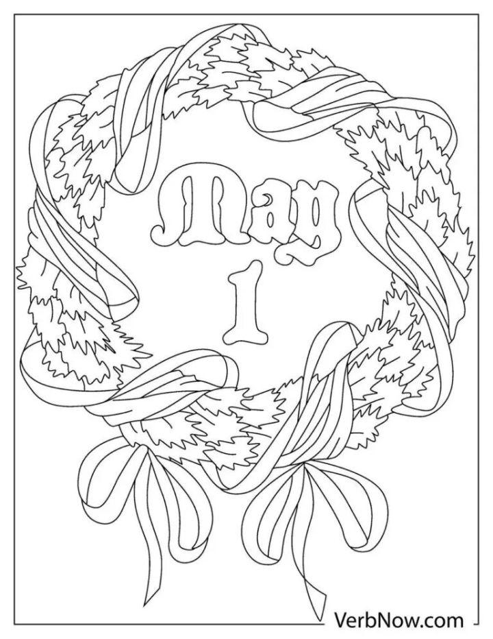 Free May Coloring Pages to Download