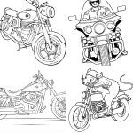 25 Free Motorcycle Coloring Pages for Kids and Adults