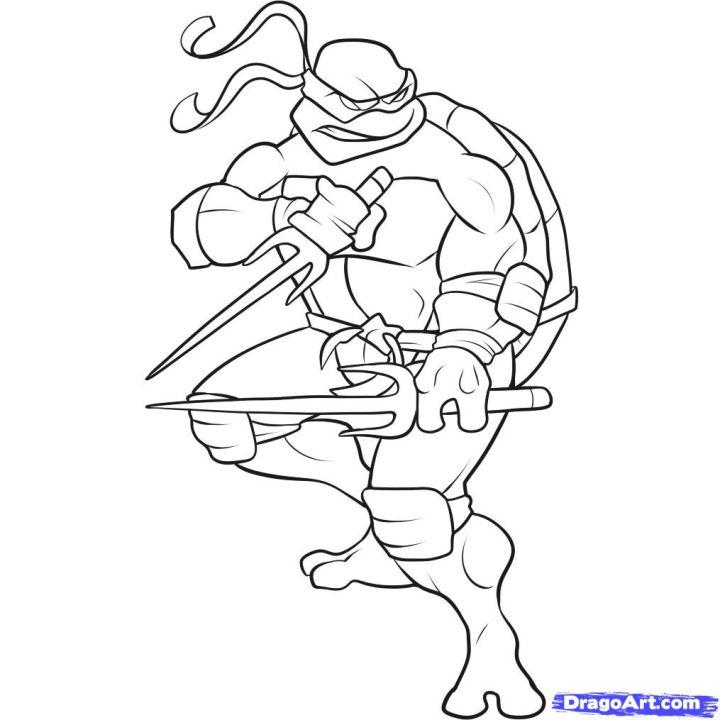 Free Ninja Turtle Coloring Pages