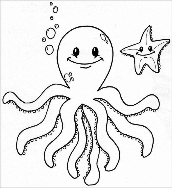 Free Octopus Coloring Pages to Download