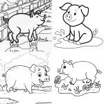 20 Free Pig Coloring Pages for Kids and Adults