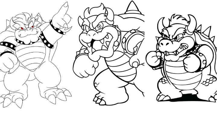 20 Free Bowser Coloring Pages for Kids and Adults