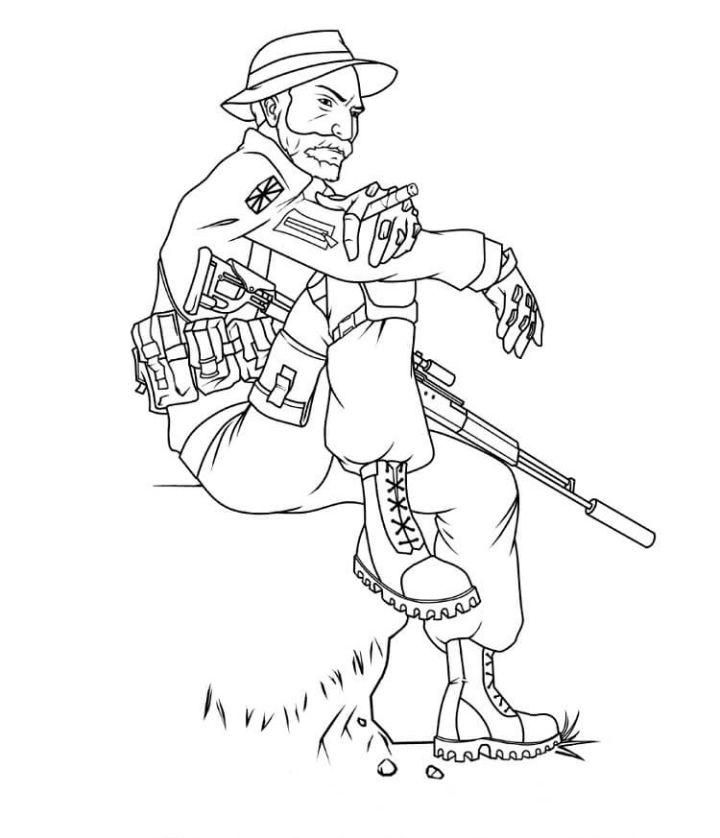 Free, Printable Call of Duty Coloring Pages