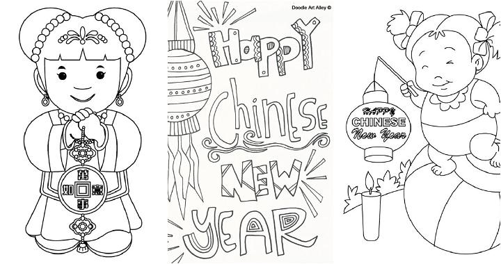 Free Printable Chinese New Year Coloring Pages