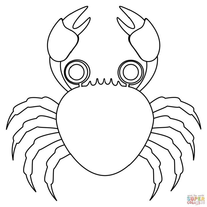 Free, Printable Crab Coloring Pages