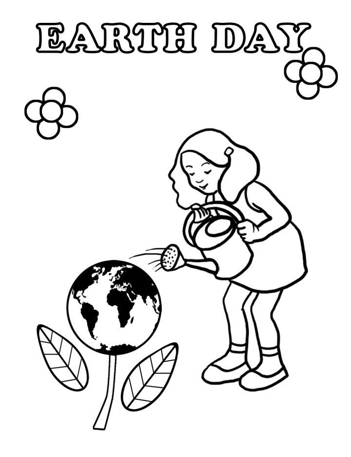 Earth Day Pictures to Color and Print