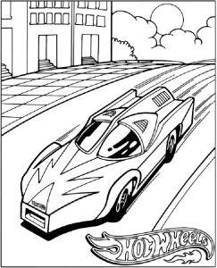 25 Free Hot Wheels Coloring Pages For Kids And Adults