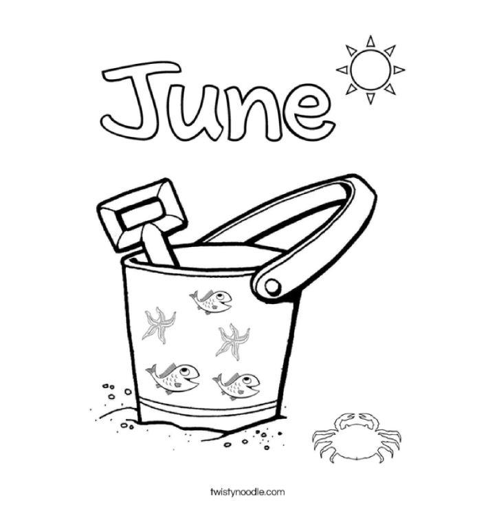 Free, Printable June Coloring Pages