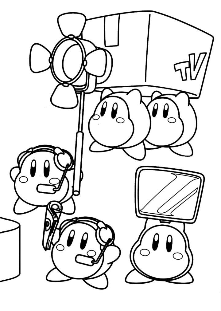 Free Printable Kirby Coloring Pages