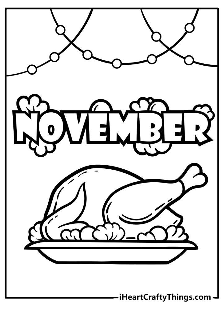 November Coloring Sheets to Download