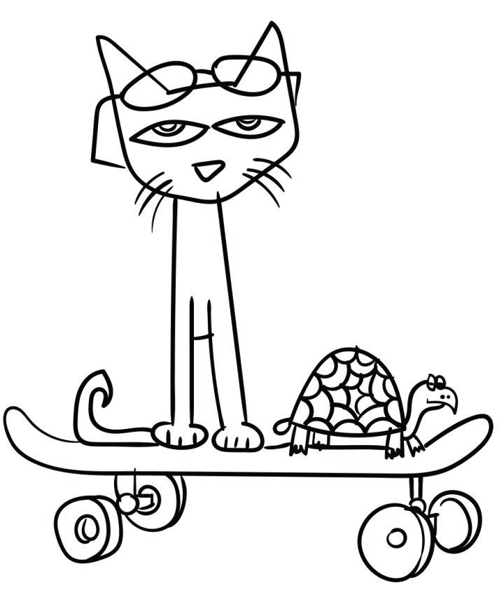 Free Printable Pete the Cat Coloring Pages