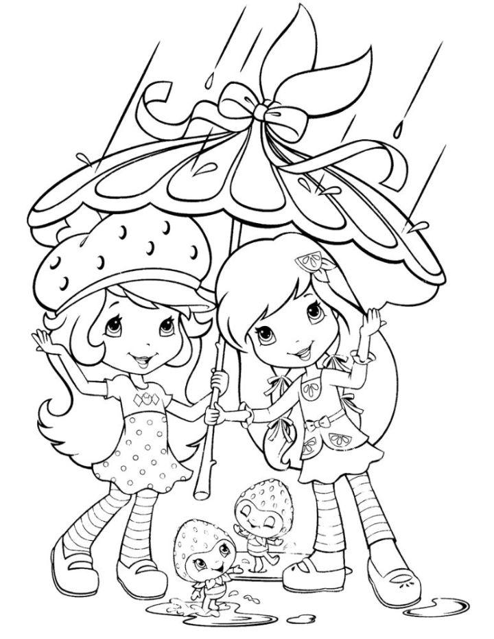 Free Strawberry Shortcake Coloring Pages to Download