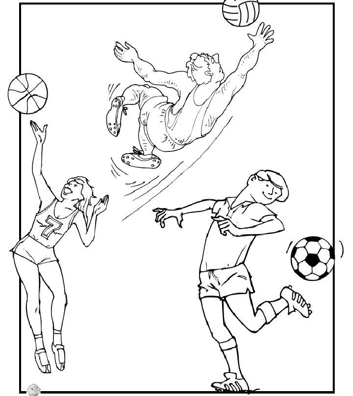 Free Summer Olympic Coloring Pages