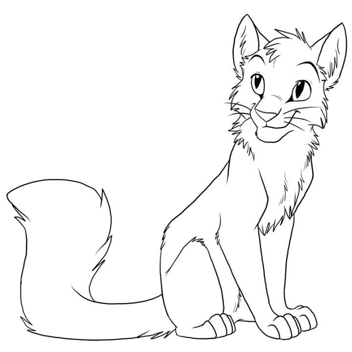 Free Warrior Cat Coloring Pages