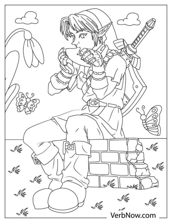 Free Zelda Coloring Pages to Download