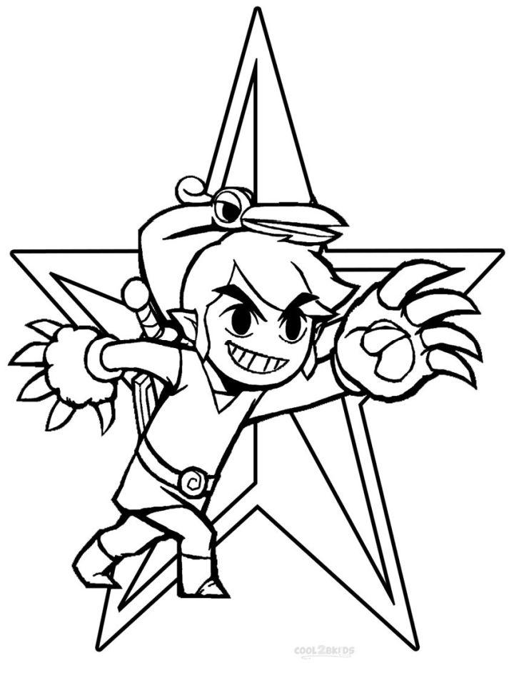 Free Zelda Coloring Pages